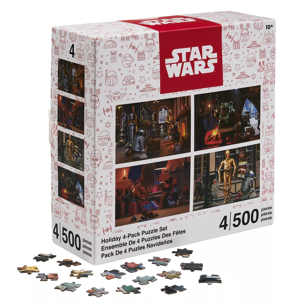 Disney Store Ensemble De 4 puzzles Star Wars Holiday 1 Disney Store Ensemble De 4 puzzles Star Wars Holiday