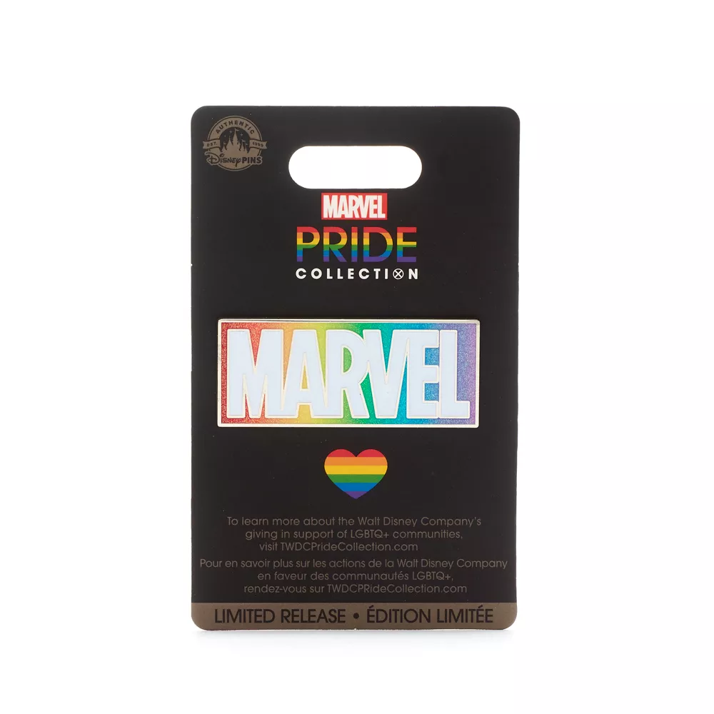Disney Store Pin's Pride Logo Marvel 2 Disney Store Pin's Pride Logo Marvel – Image 2