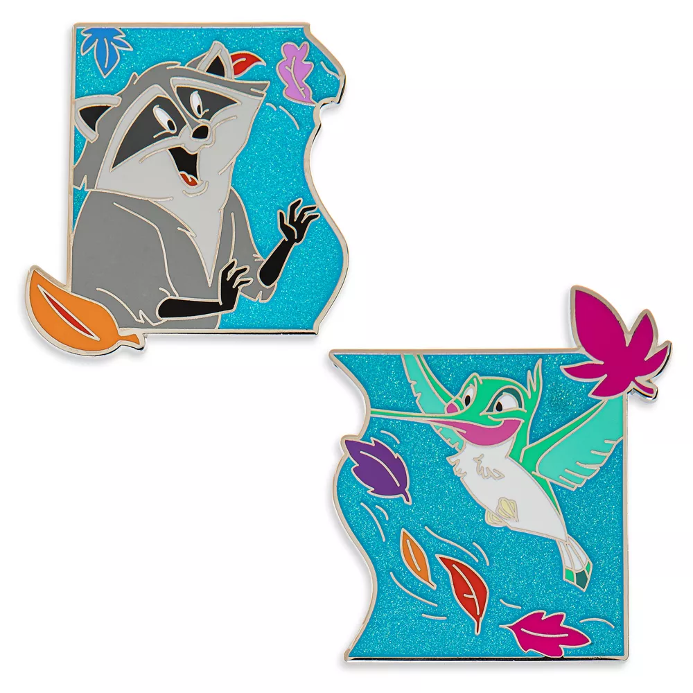 Disney One Family Pin's Meeko Et Flit "Amis Pour La Vie", Pocahontas 1 Disney One Family Pin's Meeko Et Flit "Amis Pour La Vie", Pocahontas