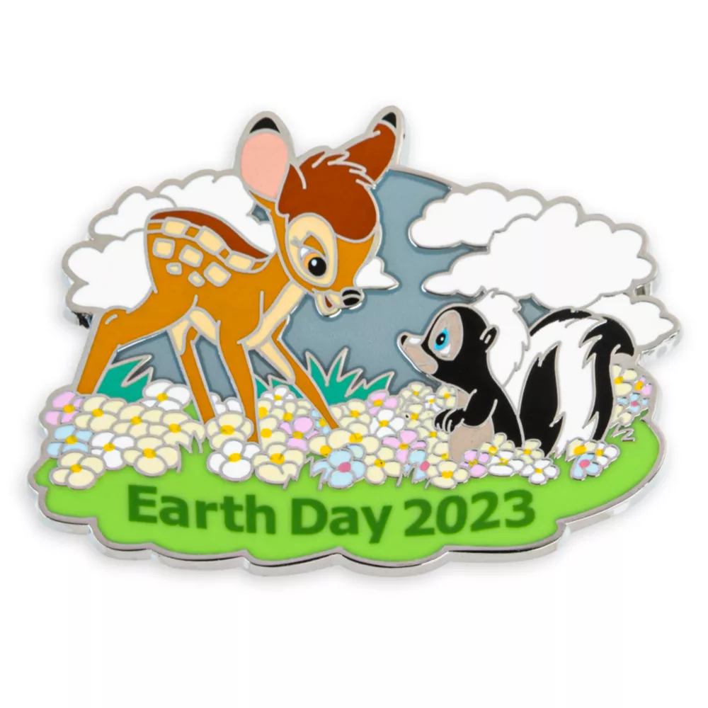 Disney Store Pin's Bambi Et Fleur En édition Limitée, Jour De La Terre 2023 1 Disney Store Pin's Bambi Et Fleur En édition Limitée, Jour De La Terre 2023